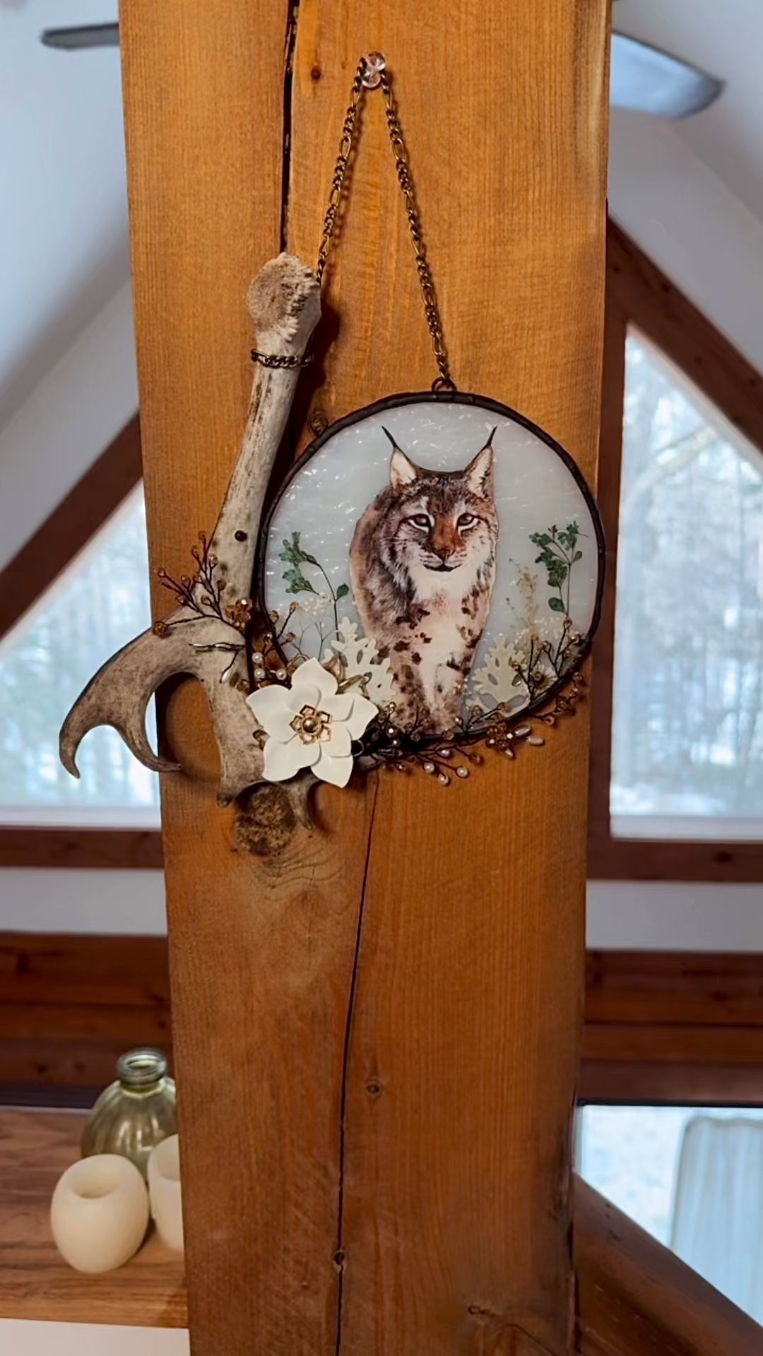 Glass Lynx Antler
