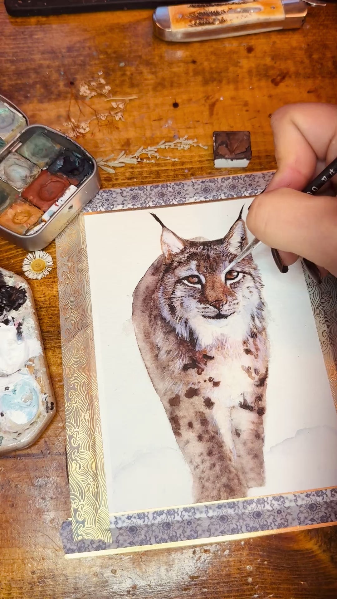 Glass Lynx Antler